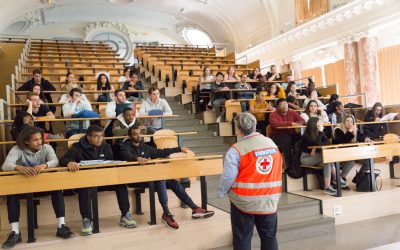 Des étudiants à l’écoute…
