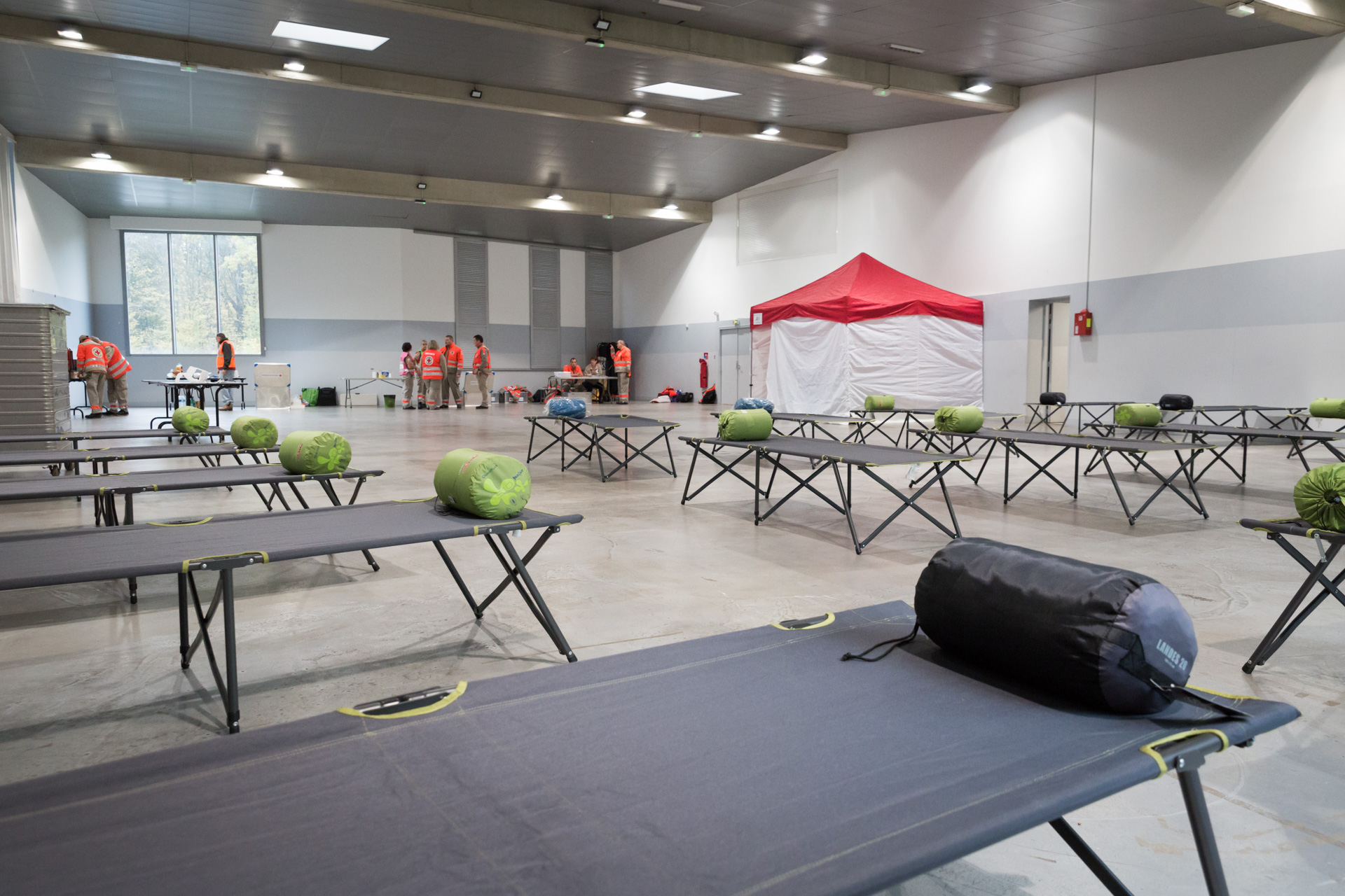 Centre d’accueil et d’hébergement installé !