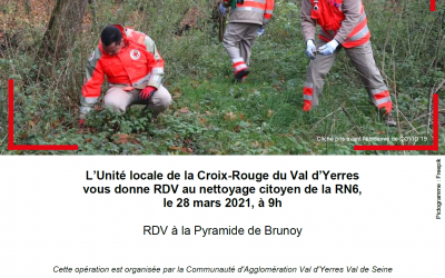 Nettoyage citoyen de la RN6