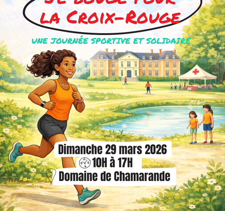 Je bouge pour la Croix-Rouge : rendez-vous le 29 mars 2026 !